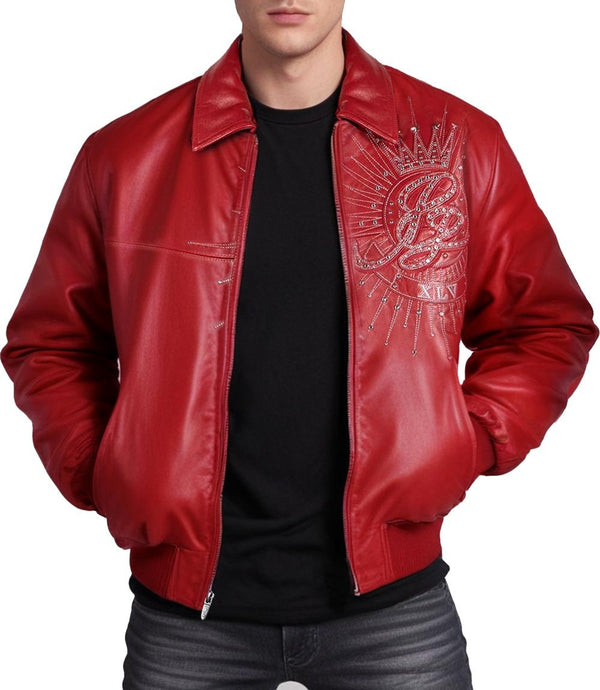 American Legend Red Leather Jacket