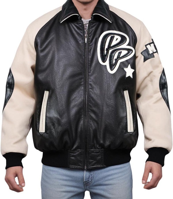 MB Soda Club Black Leather Jacket