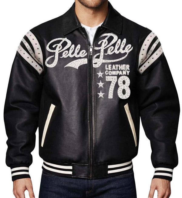 Pelle Pelle 78 Vintage Black Leather Jacket