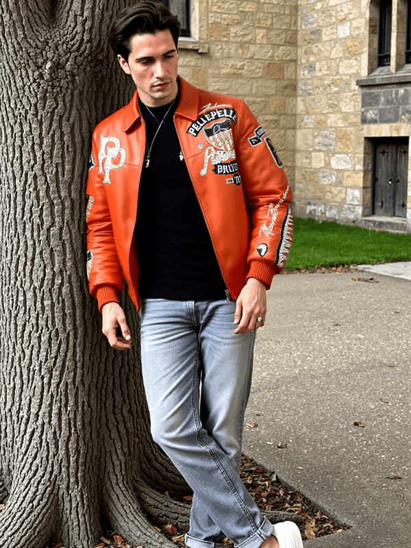 Pelle Pelle American Bruiser Plush Leather Jacket Pelle Pelle