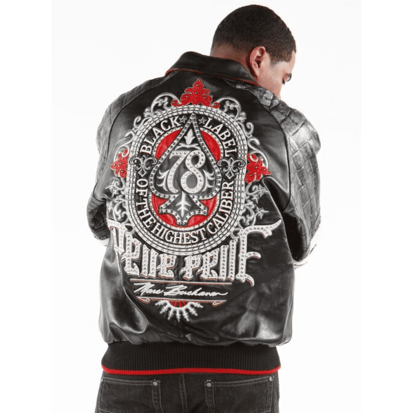 Pelle Pelle Highest Caliber Black Leather Jacket | PURE LEATHER JACKET