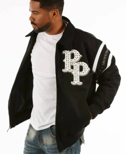 Pelle Pelle Mens Black Detroit City Jacket