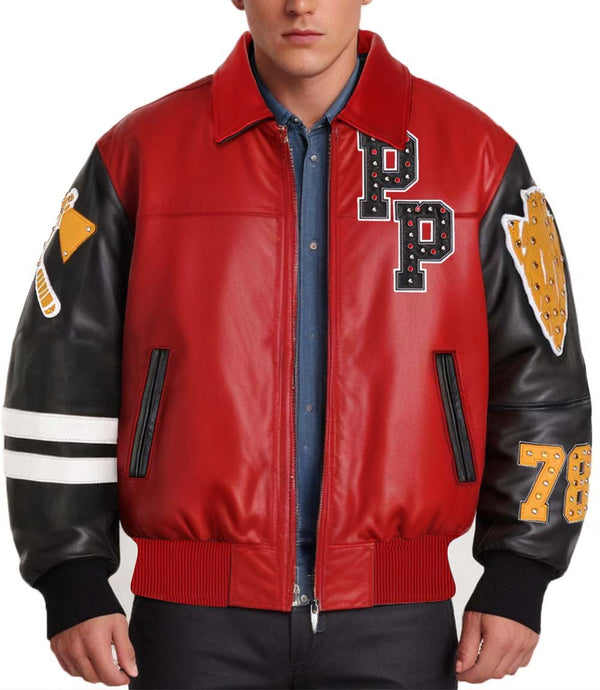 Renegades Red Black Leather Jacket