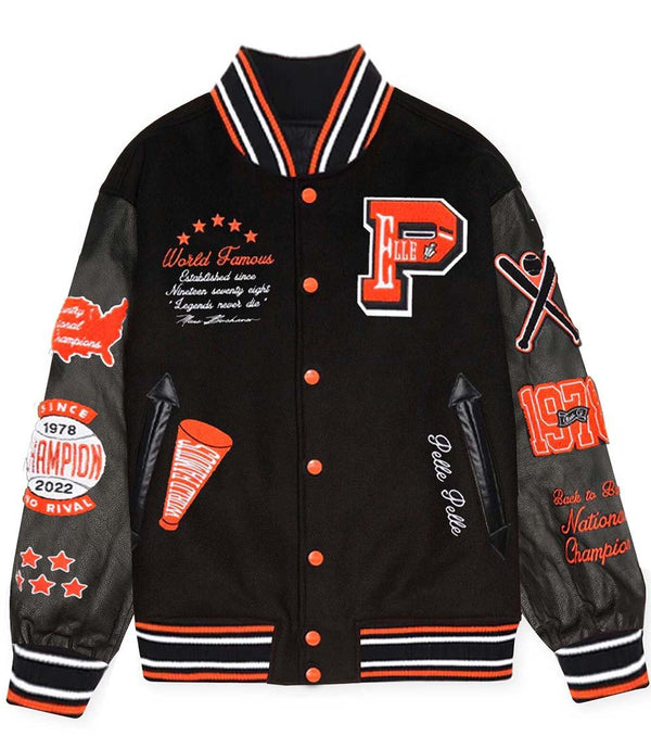 World Famous Black Varsity Jacket