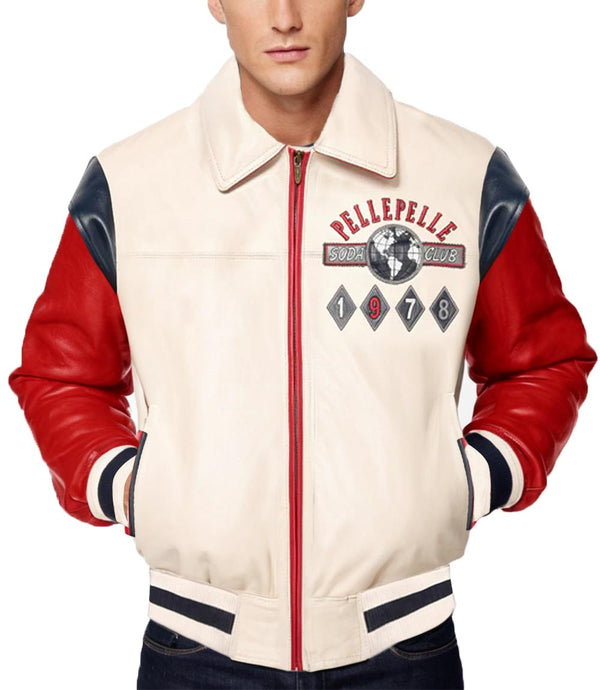 World Famous Soda Club Plush Leather Jacket